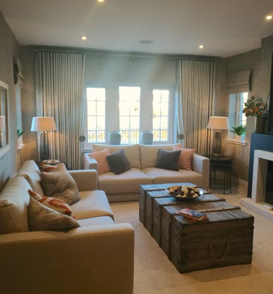 Show Home Living Room Luxurious
