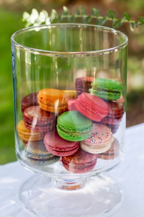 glass jar with biscuits