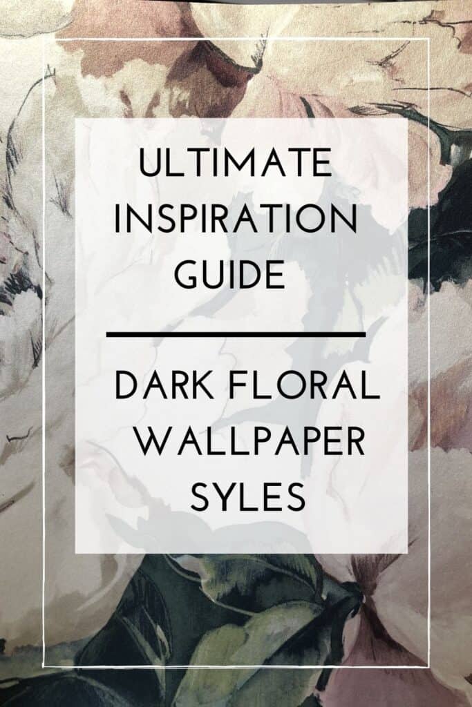 Dark Floral Wallpaper Ideas
