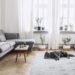 open plan living room minimalism style