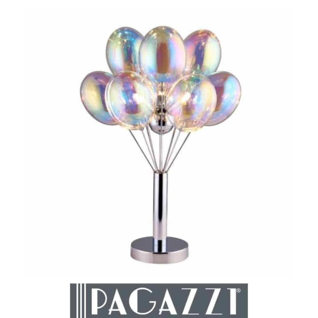 Table lamp with balloon style detail