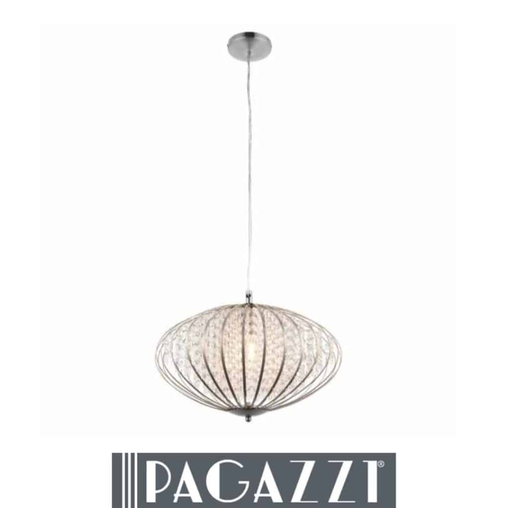 Eclipse crystal ceiling light from Pagazzi