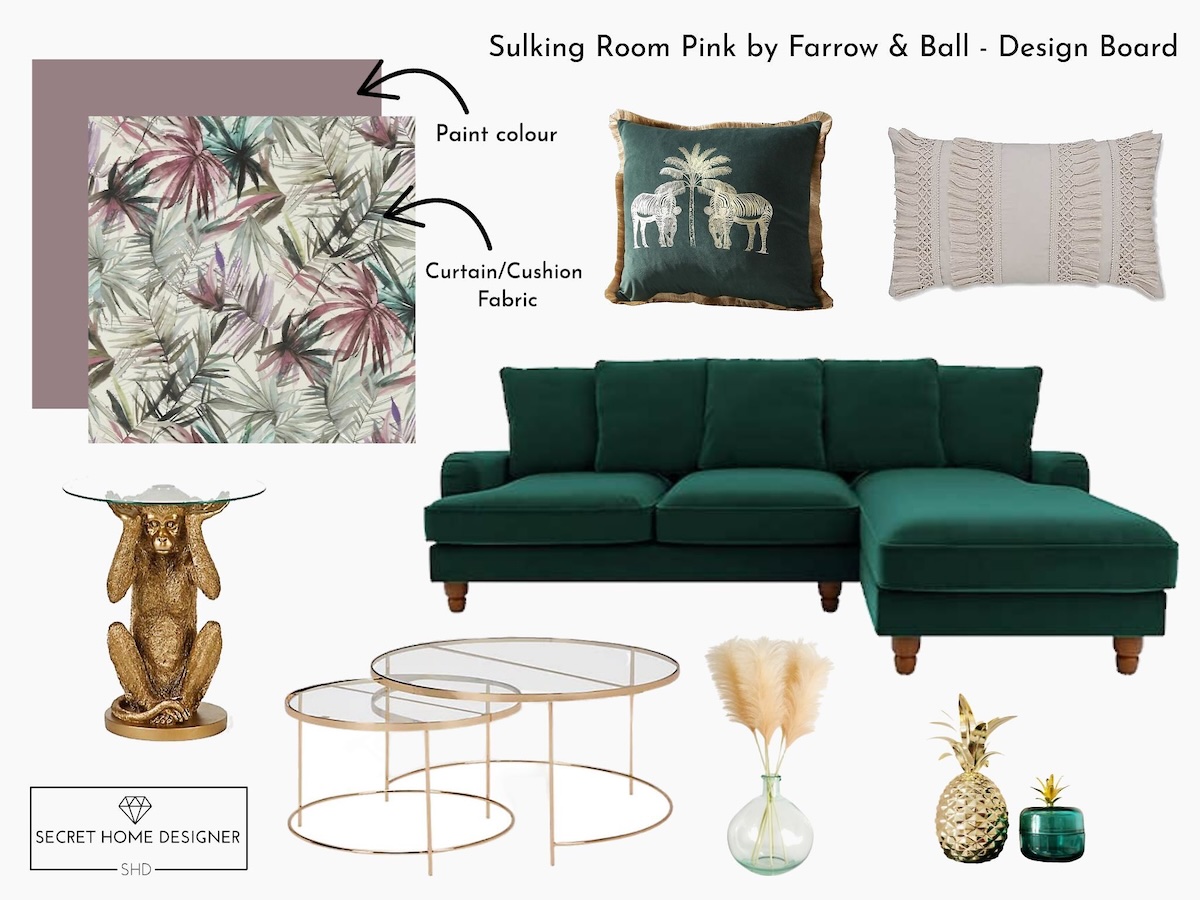 How To Decorate With Sulking Room Pink (No. 295) - Secret Home Designer