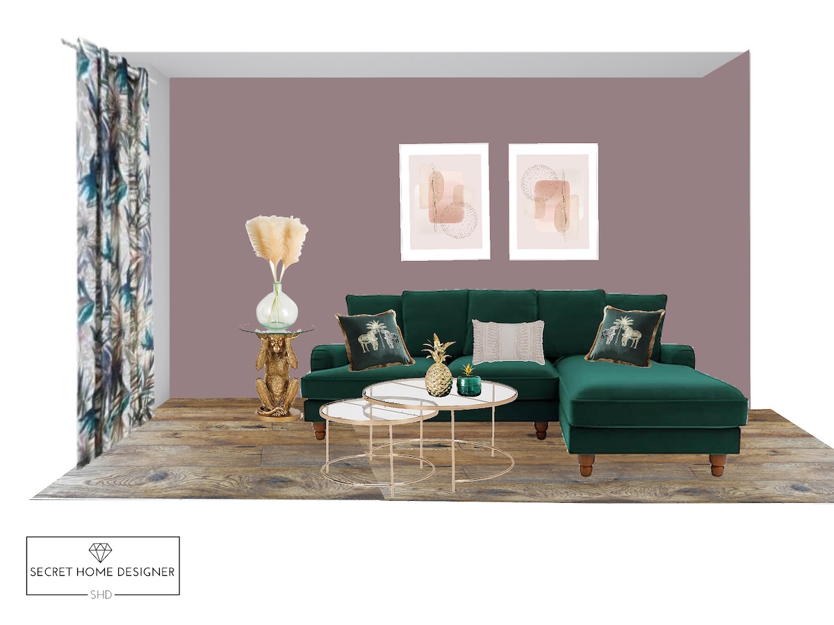 How To Decorate With Sulking Room Pink (No. 295) - Secret Home Designer