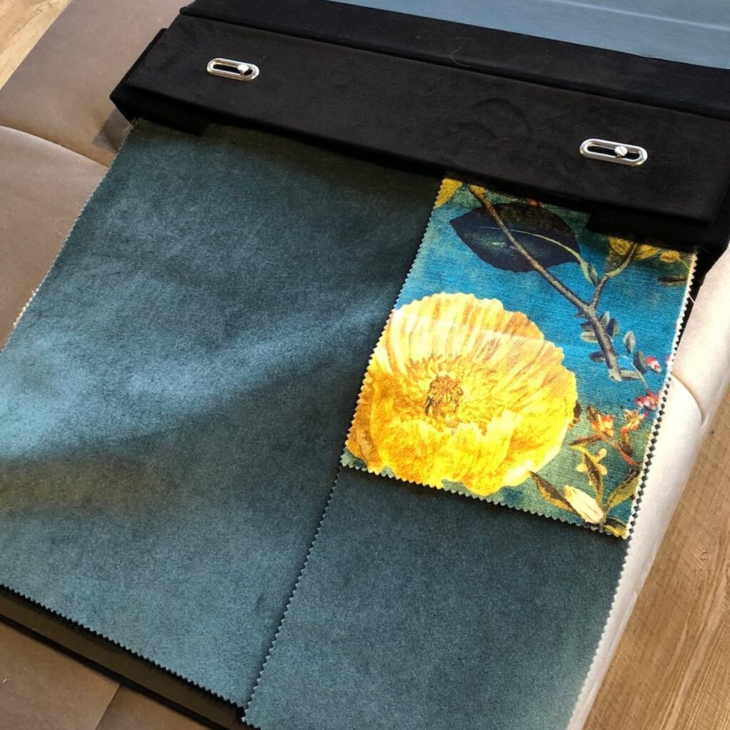Green Velvet Sofa Swatch