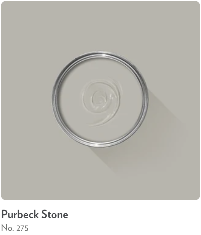 Purbeck Stone paint swatch by Farrow & Ball