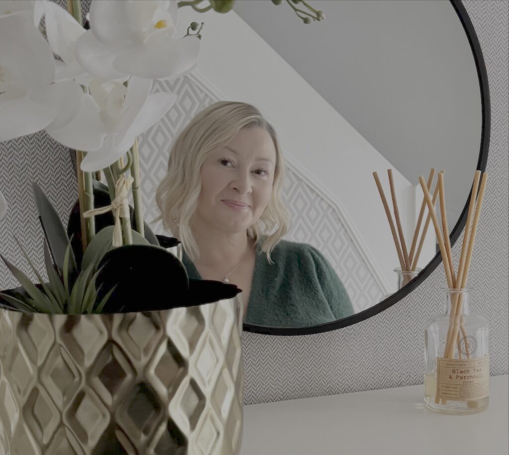Michelle McLean - Secret Property Staging Packages - Michelle's image reflecting in a mirror